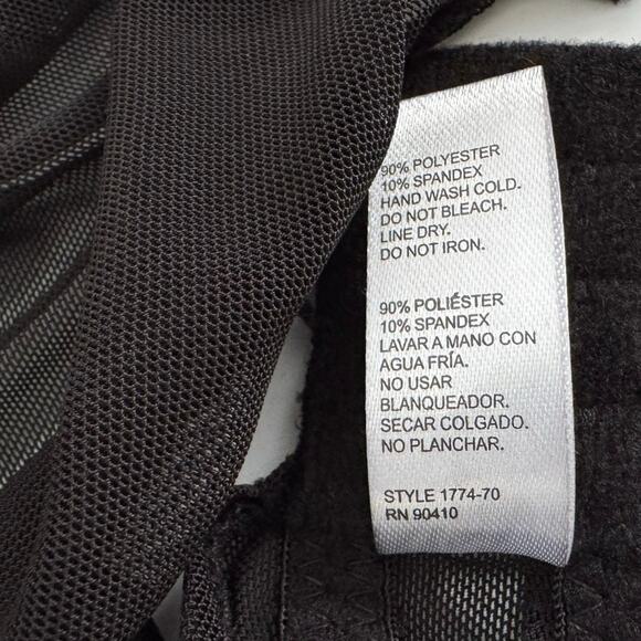 Marilyn Monroe Black Lace Mega Push-Up Sheer Babydoll Lingerie Size M - Picture 11 of 12